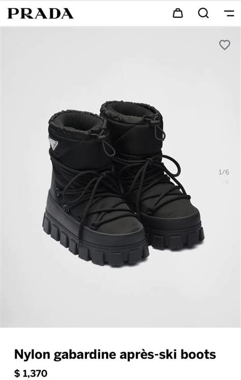 prada snow boots dupe|prada look alike boots.